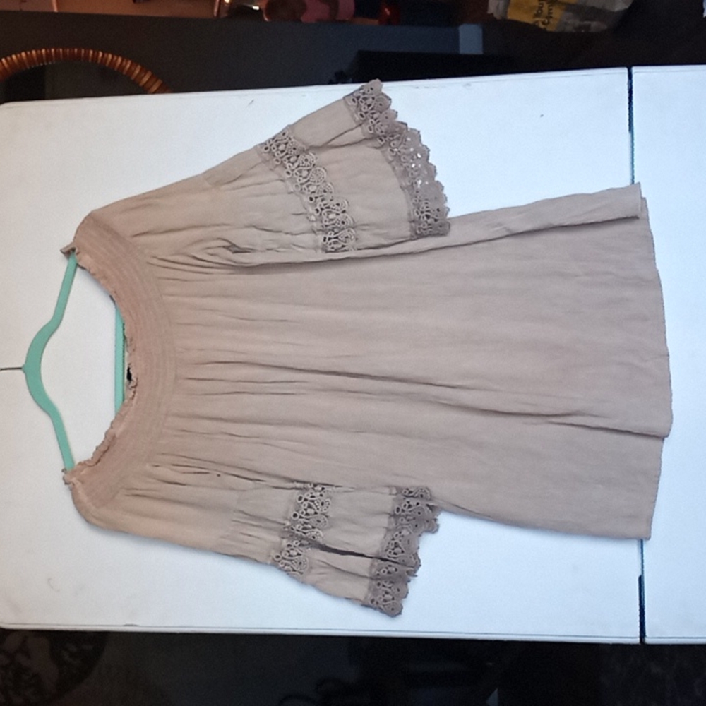Tan dress